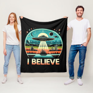 Ich glaube - UFO Fleecedecke