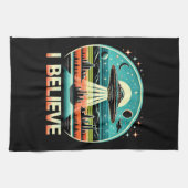 Ich glaube - UFO Geschirrtuch (Horizontal)