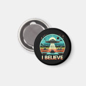 Ich glaube - UFO Magnet (Vorderseite/Rückseite)