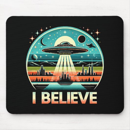 Ich glaube - UFO Mousepad (Vorne)