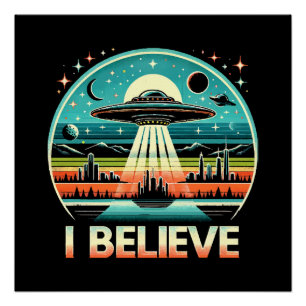 Ich glaube - UFO Poster