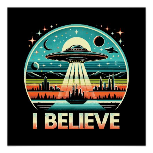 Ich glaube - UFO Poster (Vorderseite)