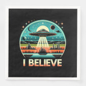 Ich glaube - UFO Serviette (Vorderseite)