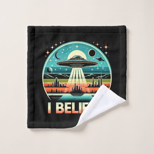 Ich glaube - UFO Waschlappen (Waschlappen)