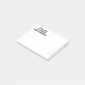 Ich glaube, wie ich bereits morgen müde bin post-it klebezettel (angewinkelt)