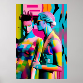 Ich glaube, wir sind allein jetzt Ken Gage Retrowa Poster