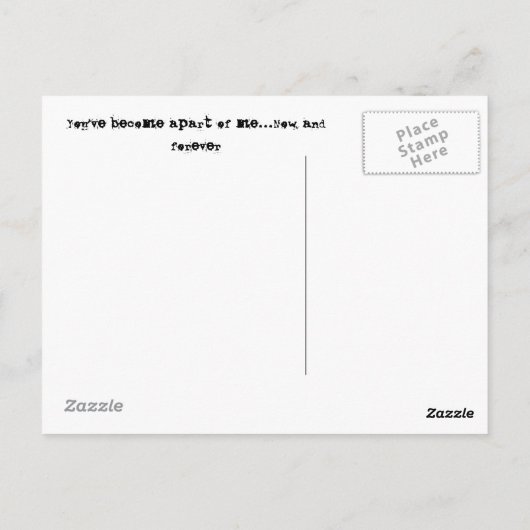 Ich glaube wirklich, "Liebe" ist ...Postkarte Postkarte (Rückseite)