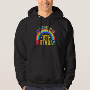 Ich glühe auf meiner 18. Geburtstagsparty im Alter Hoodie