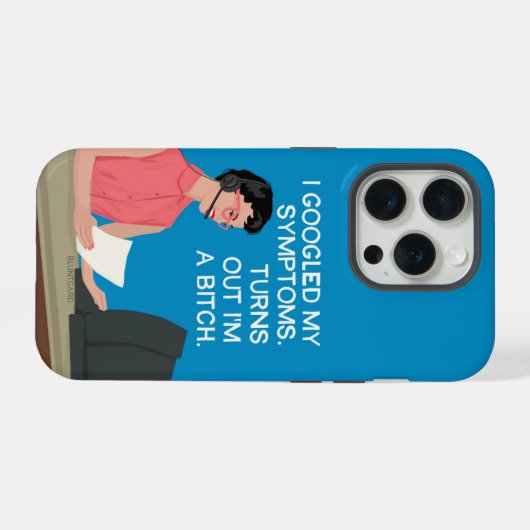 Ich googelte meine Symptome... iPhone Hülle (Rückseite (Horizontal))