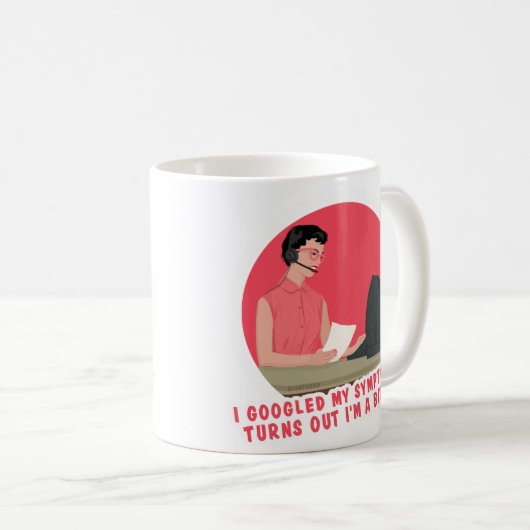 Ich googelte meine Symptome, wie sich herausstellt Kaffeetasse (VorderseiteRechts)