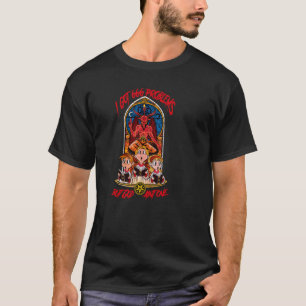 Ich Got 666 Probleme Atheist Satanic Ziege Baphome T-Shirt