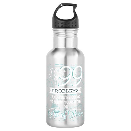 Ich got 99 Probleme Edelstahlflasche (Vorderseite)
