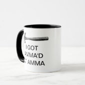 ICH GOT 'AMMA'D AN AMMA TASSE (Vorderseite Links)
