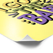 Ich got Baby - Mardi Gras Design Fotodruck (Ecke)