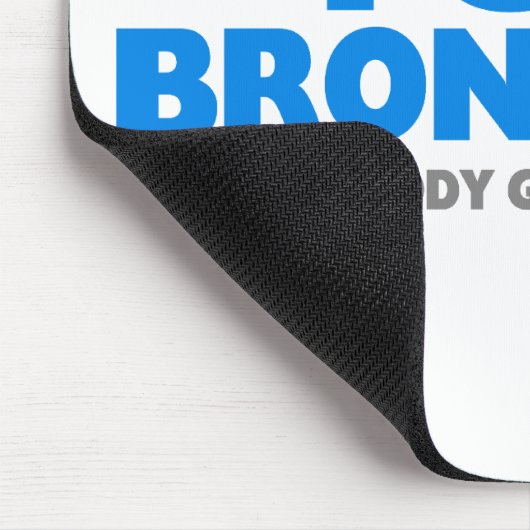 Ich got Bronchitis u. bin nicht niemand got Zeit Mousepad (Ecke)