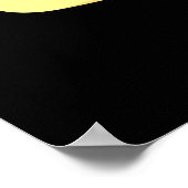 Ich Got Buns Hun Funny Bunny Rabbit Pub Dark BG Poster (Ecke)