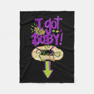 Ich Got Byby Fun Mardi Gras Fat Dienstag New Orle Fleecedecke