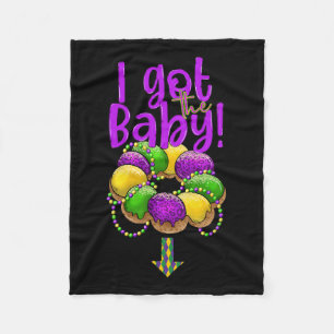 Ich Got Byby Mardi Gras Fat Dienstag New Orleans Fleecedecke