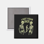 Ich Got dein KK Halloween Skeleton Skull Sarcastic Magnet (Vorderseite/Rückseite)
