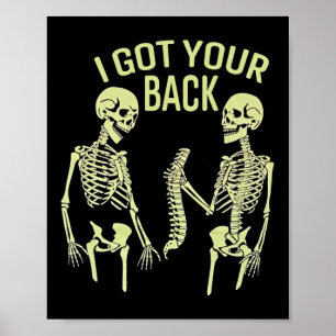 Ich Got dein KK Halloween Skeleton Skull Sarcastic Poster
