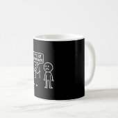 Ich Got deine Back Funny Stickman Sarcasm Freundsc Kaffeetasse (VorderseiteRechts)