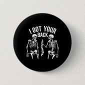 Ich Got deinen Ck Funny Skeleton Spine Halloween C Button (Vorderseite)