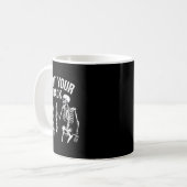Ich Got deinen Ck Funny Skeleton Spine Halloween C Kaffeetasse (Vorderseite Links)