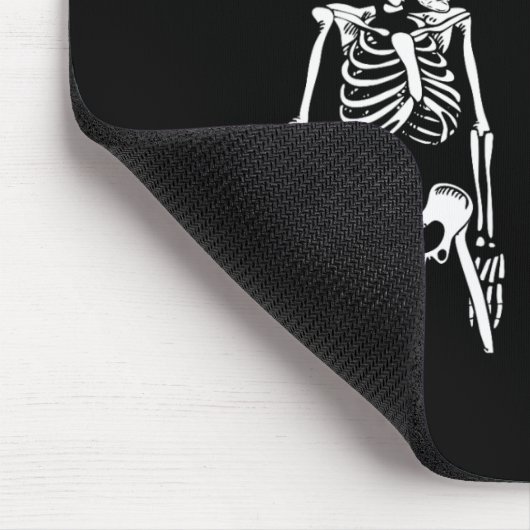 Ich Got deinen Ck Funny Skeleton Spine Halloween C Mousepad (Ecke)