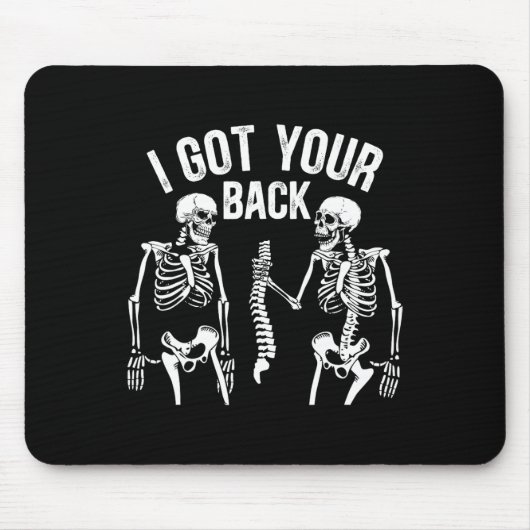 Ich Got deinen Ck Funny Skeleton Spine Halloween C Mousepad (Vorne)