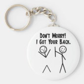 Ich Got deinen Rücken! Schlüsselanhänger (Vorne)