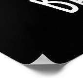 Ich Got den Bao-wer Funny Dimsum Pun Dark BG Poster (Ecke)