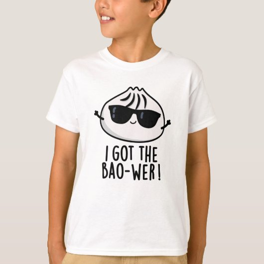 Ich Got den Bao-wer Funny Dimsum Pun T-Shirt (Vorderseite)