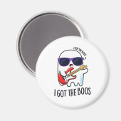 Ich Got den Boos Funny Halloween Music Ghost Puff Magnet (Vorderseite/Rückseite)