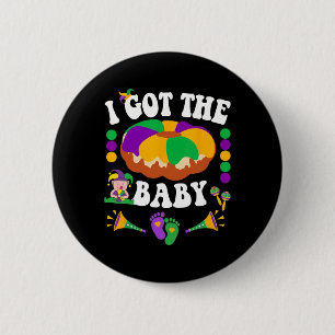 Ich Got den Byby Niedlich Happy Mardi Gras Karneva Button