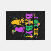 Ich Got die Byby Mardi Gras Parade Carnaval Fleecedecke (Vorderseite (Horizontal))