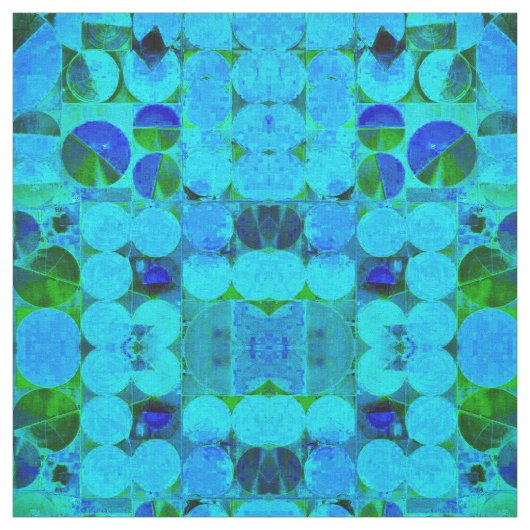Ich got die Circle Blues ~ Abstrakte Fabric Stoff (Muster)