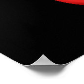 Ich Got die Glues Funny Blues Pun Dark BG Poster (Ecke)