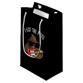 Ich Got die Poos Funny Blues Pun Gekackt Kleine Geschenktüte (Vorderseite Schrägansicht)