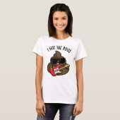 Ich Got die Poos Funny Blues Pun Gekackt T-Shirt (Vorne ganz)