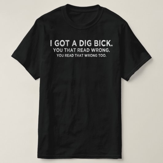 Ich got die stille Verwirrung T-Shirt (Design vorne)