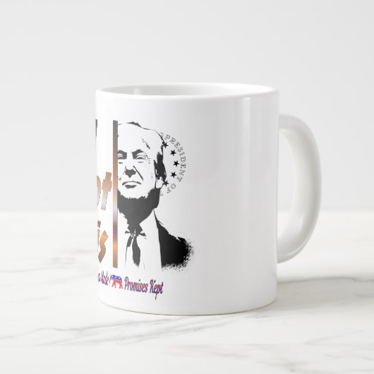 Ich Got dies (Versprechen gemacht, Versprechen Beh Jumbo-Tasse (Vorderseite Rechts)