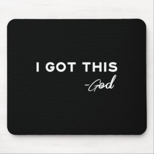 Ich Got dies Zeichen Gott Christlichen Glaubens Mo Mousepad