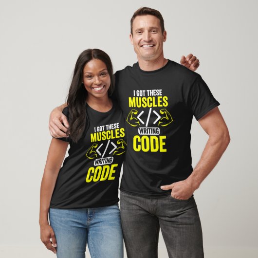 Ich Got diese Muskeln, die Code Computer Coder sch T-Shirt (Unisex)
