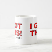 Ich got diesen Gott bin Kontrollen-in der Kaffeetasse (Mittel)