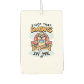 Ich Got diesen Hund in meinem klassischen T - Shir Autolufterfrischer (Vorderseite)