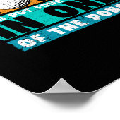 Ich Got ein Loch in einem schönen Golfplatz Poster (Ecke)