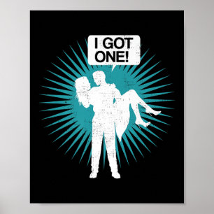 Ich Got ein lustiges Bachelor Party Bride Groom Ge Poster