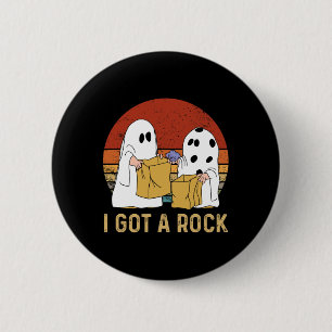 Ich Got ein Rock-Shirt Halloween-Trick oder Treat Button