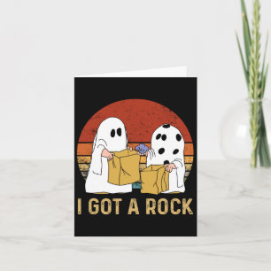 Ich Got ein Rock-Shirt Halloween-Trick oder Treat  Karte