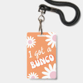 Ich Got eine Bunco Groovy Mod Ausweis (Vorderseite mit Lanyard)